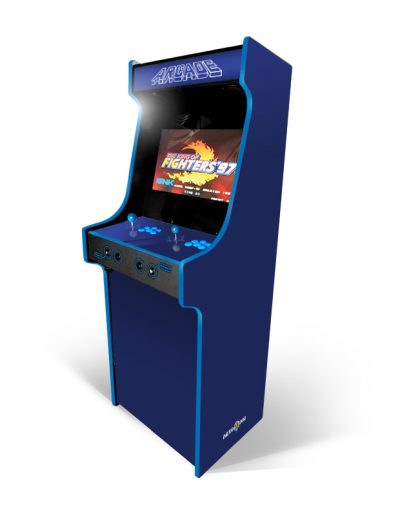 borne d'arcade bleu